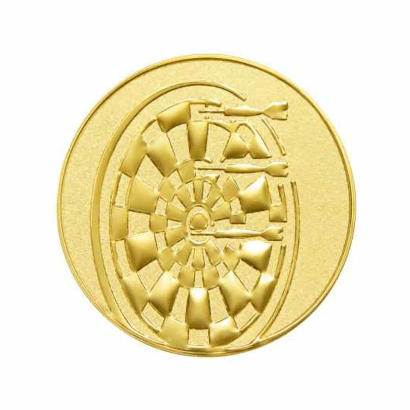 Emblém 50mm "Šipky" zlatý 1065004