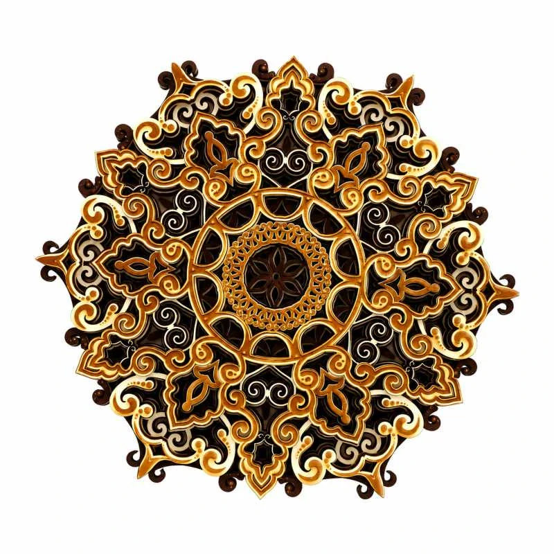 Dekorační mandala "kruhová"