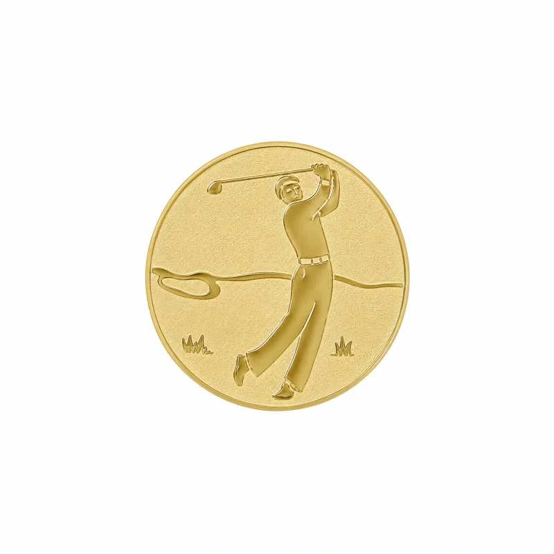 Emblém 25mm "Golf" zlatý 1062512