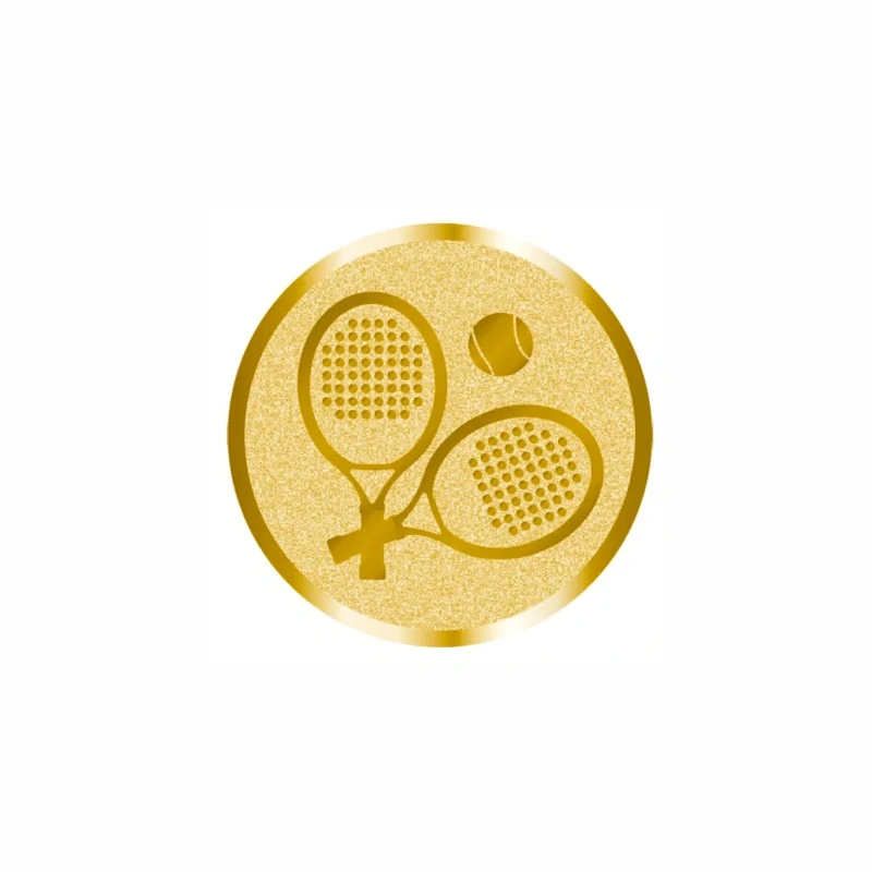 Emblém 25mm "Padel" zlatý 1062515