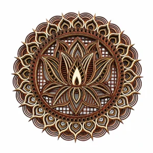 Dekorační mandala "kruhová"