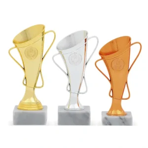 Sada pohárů zlato/stříbro/bronz 1010046