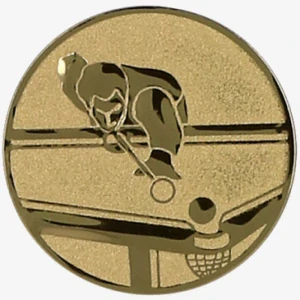 Emblém 50mm "Kulečník" zlatý 1065010