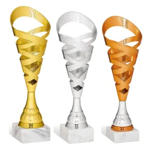 Sada pohárů zlato/stříbrno/bronz 1010208