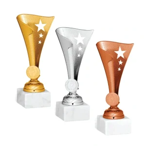 Sada pohárů zlato/stříbro/bronz 1010244