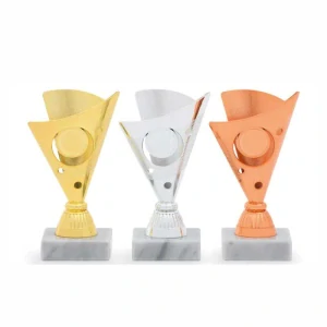 Sada pohárů zlato stříbro bronz 1010250/C