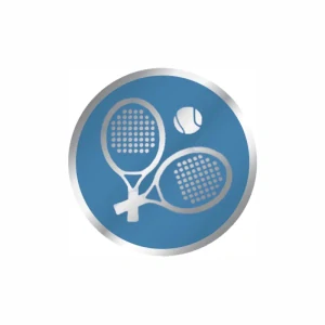 Emblém 25mm "Padel" zlatý 1062515