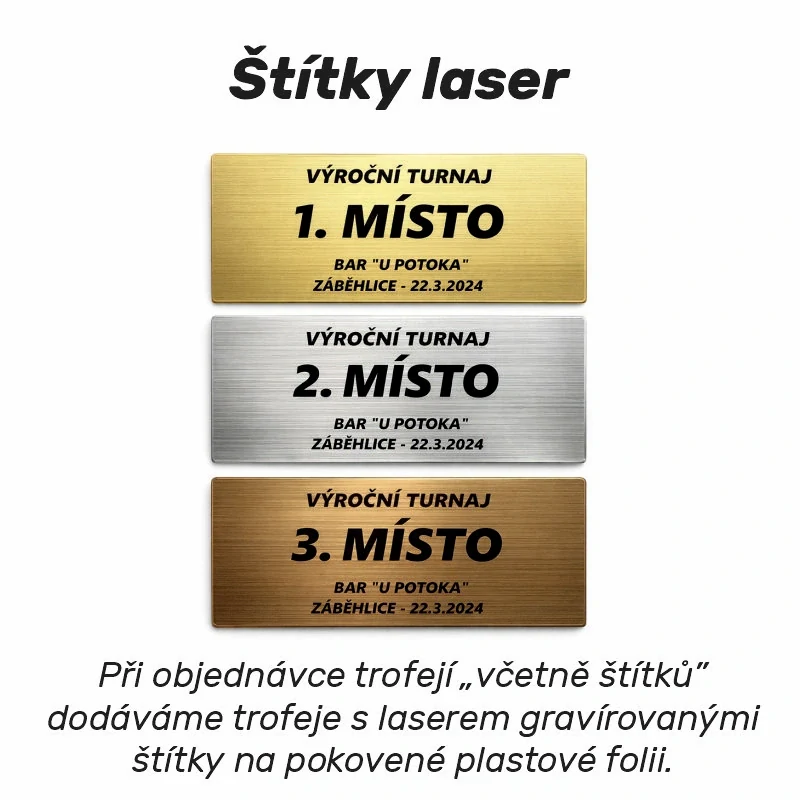 Sada pohárů zlato/černá 1010062/C